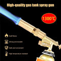 Gas Burner Welding Torch Gold Copper Portable Welding Gas Torch High-Temperature Flame Gas Blow Torch For BBQ Welding & Cooking