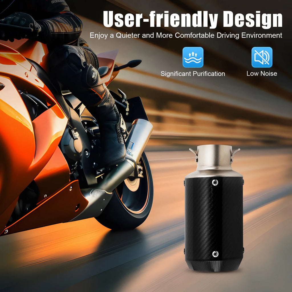 Carbon Fiber Exhaust Muffler for Kawasaki Z900 & GSX-R750 - image 13