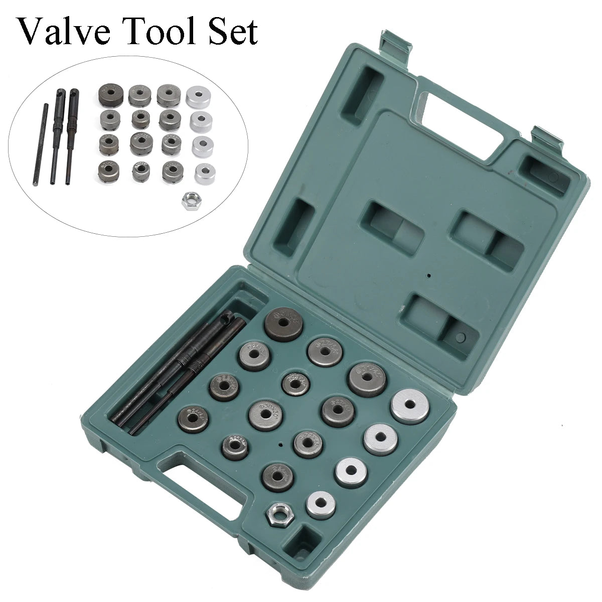 Carbide Valve Seat Cutter Reamer Kit for Motorcycle Engine Repair - image 2