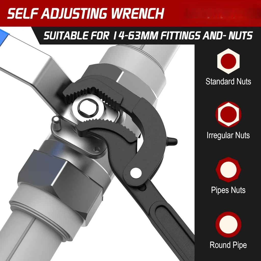 Adjustable Pipe Wrench Set, 10" & 15" – Plumbing Tools