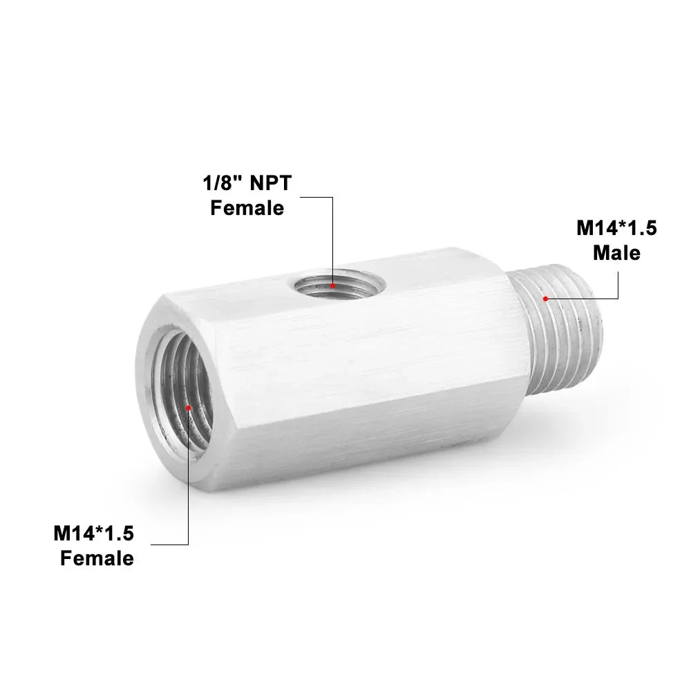 Universal Oil Pressure Sensor Adapter for 1/8 NPT, M10, M12, M14 - image 9