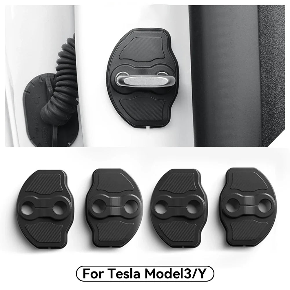 Door Lock Damping Pads for Tesla Model 3/Y – Noise Reduction - image 3