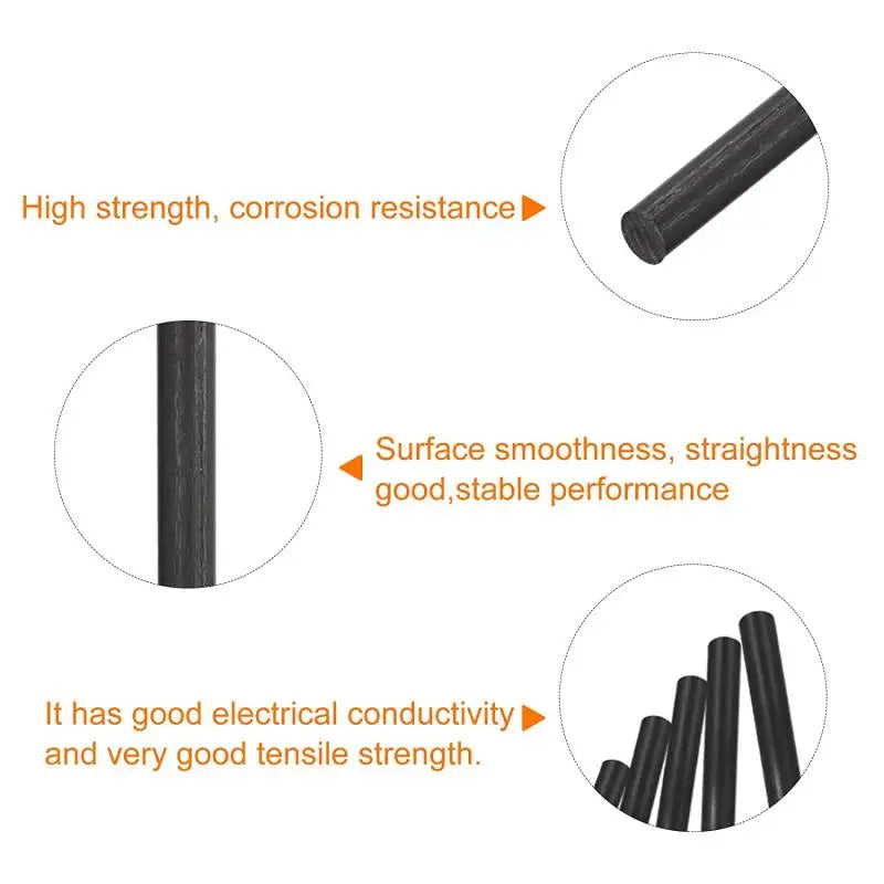 Carbon Fiber Rods for DIY Projects & Model Building (1-18mm) - image 3