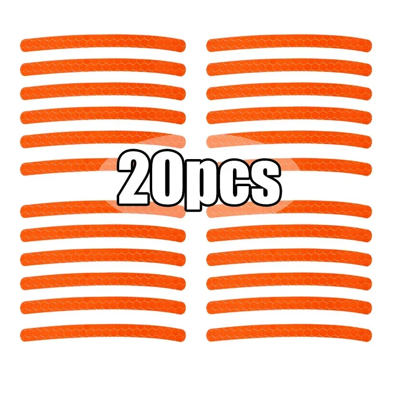 Reflective Wheel Rim Strips for Car and Motorcycle Tyres, 20-40pc - view 19