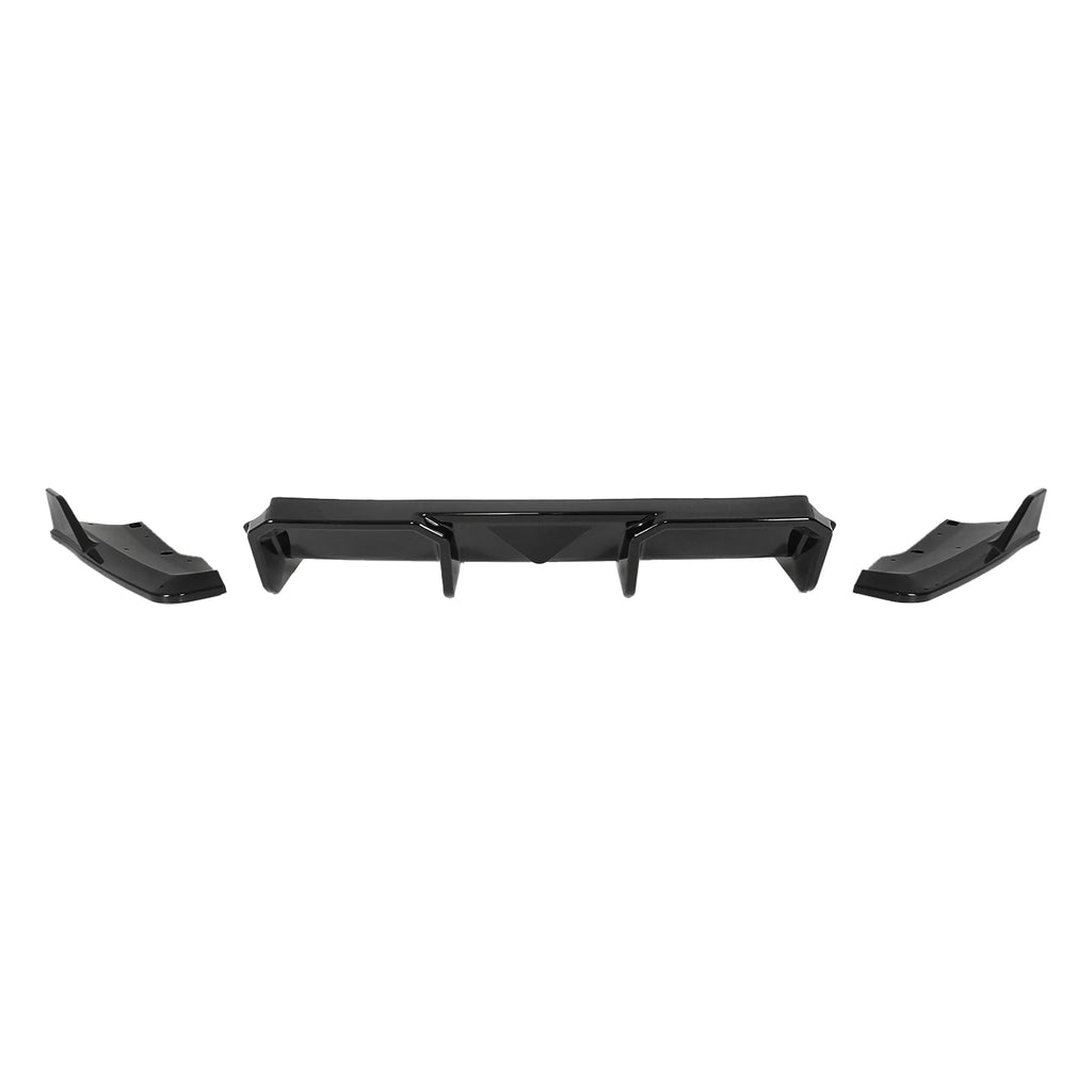 Rear Bumper Diffuser for Hyundai Elantra N 2024-2026, Gloss Black - view 10