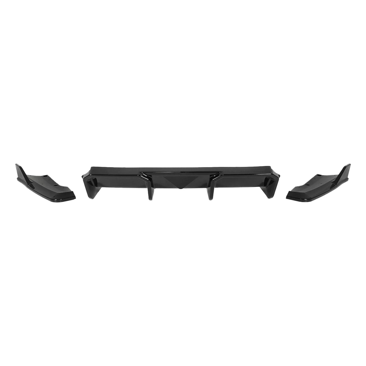 Rear Bumper Diffuser for Hyundai Elantra N 2024-2026, Gloss Black - view 10