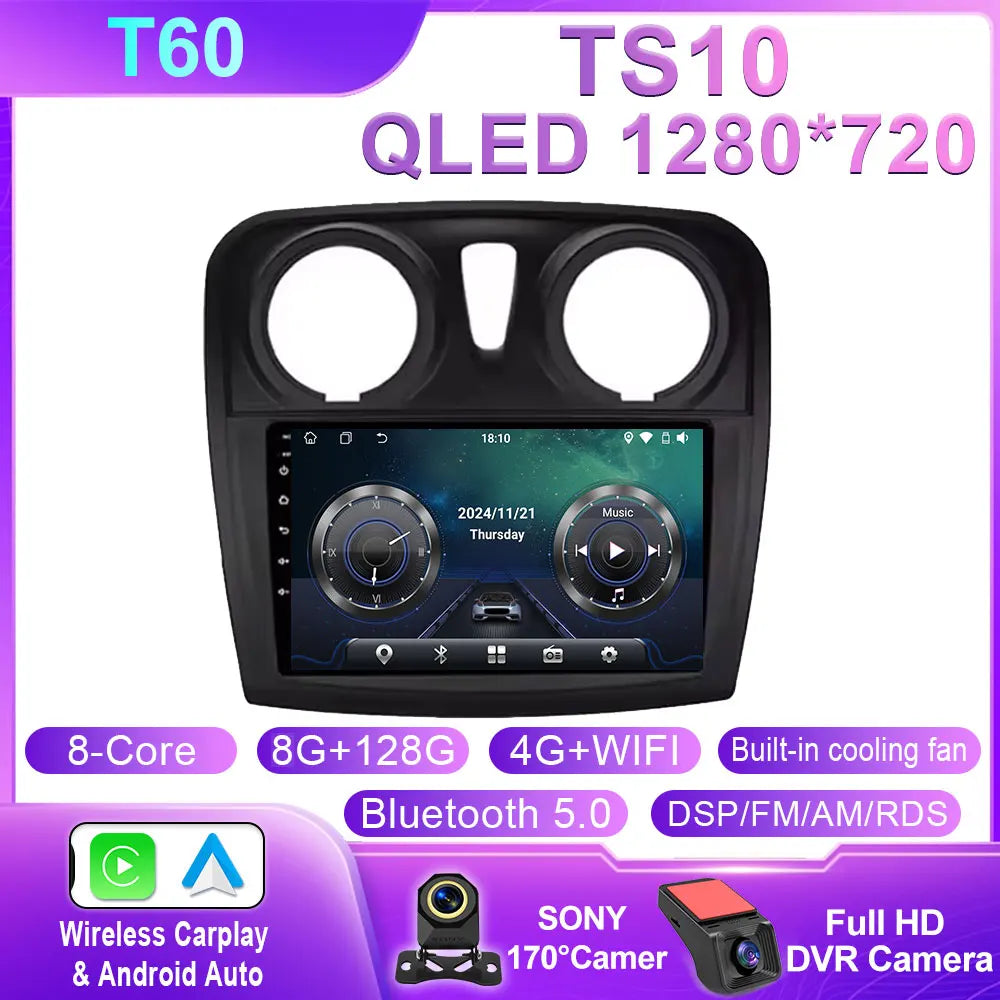 Android 9 Inch Car Stereo for Renault Logan Sandero 2012-2019 - image 11