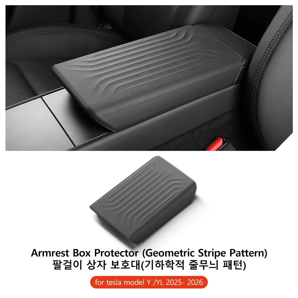 Armrest Cover for Tesla Model Y Juniper, Model YL and Model 3 Highland