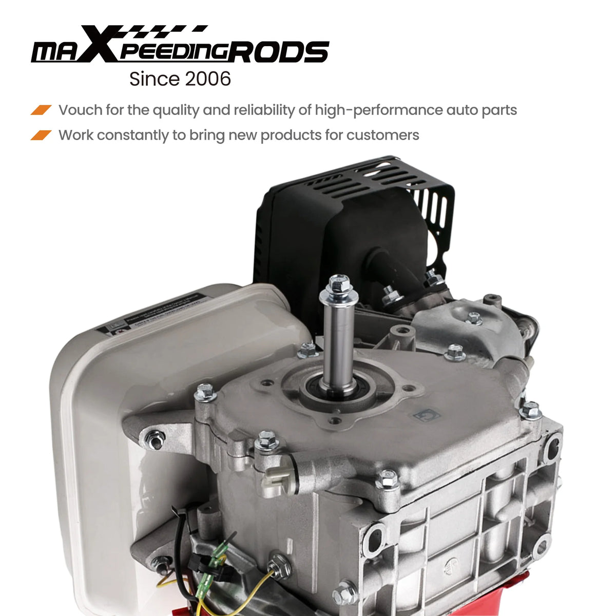 5.5HP 168cc 4-Stroke OHV Gas Engine with 20mm Shaft for Honda GX160