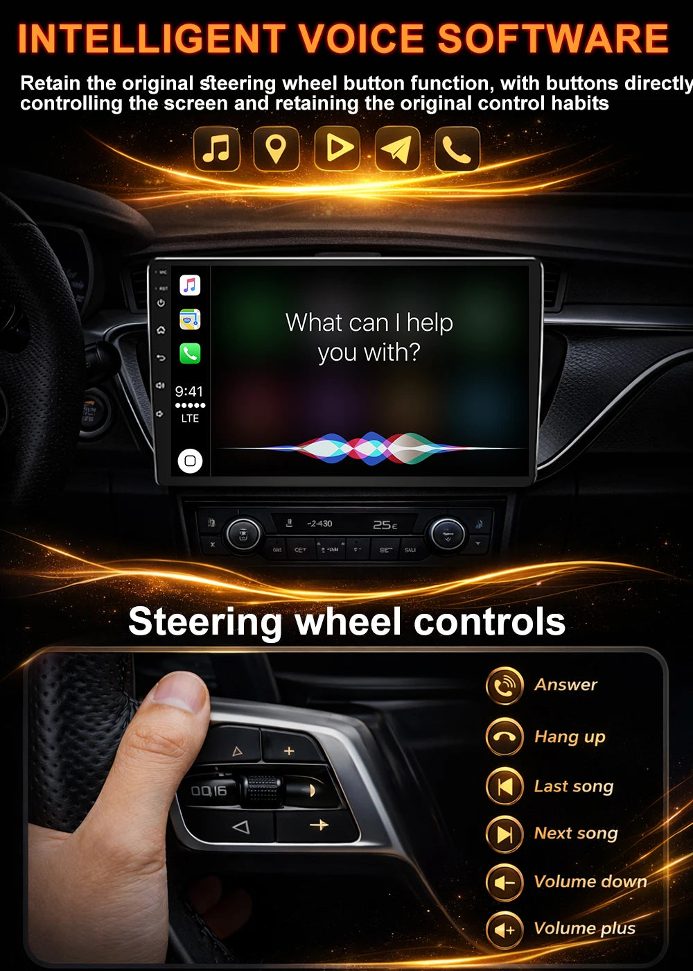 Android 16 Car Radio for Ford Transit Custom & V363 - Wireless CarPlay - image 5
