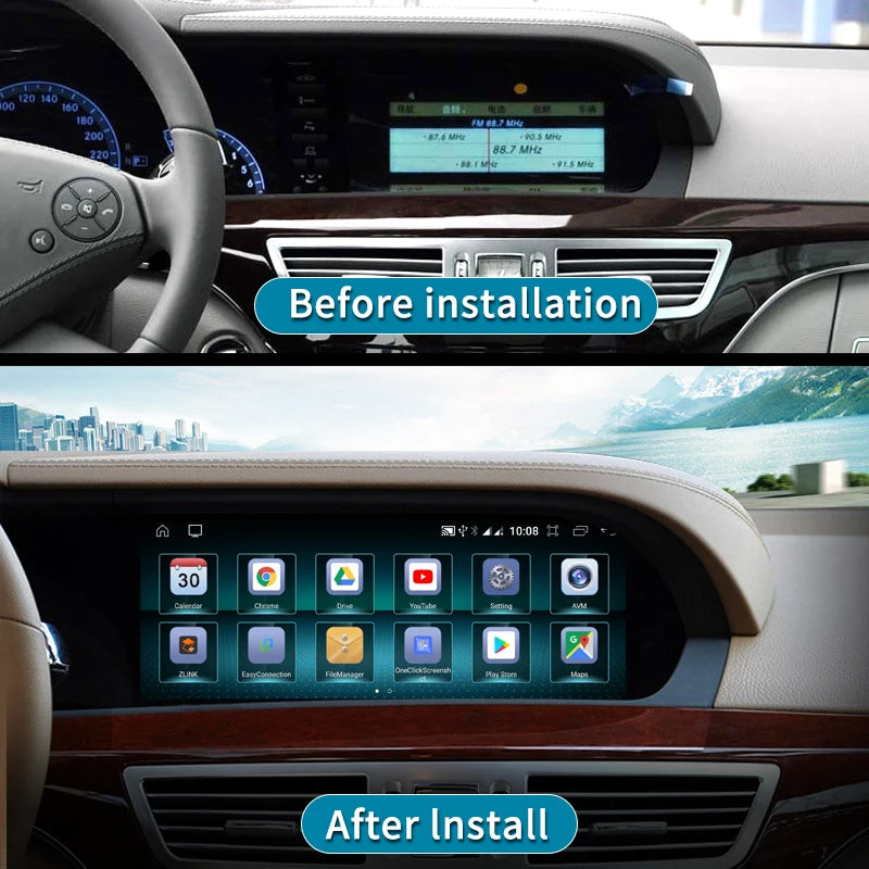 10.25-Inch Wireless Android Auto CarPlay for Mercedes S-Class - image 2