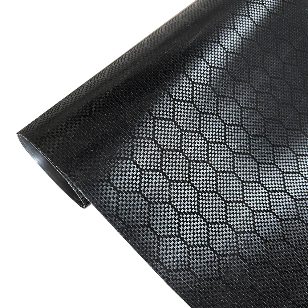 Carbon Fiber Vinyl Wrap Film – Waterproof Self-Adhesive Car Sticker - image 7
