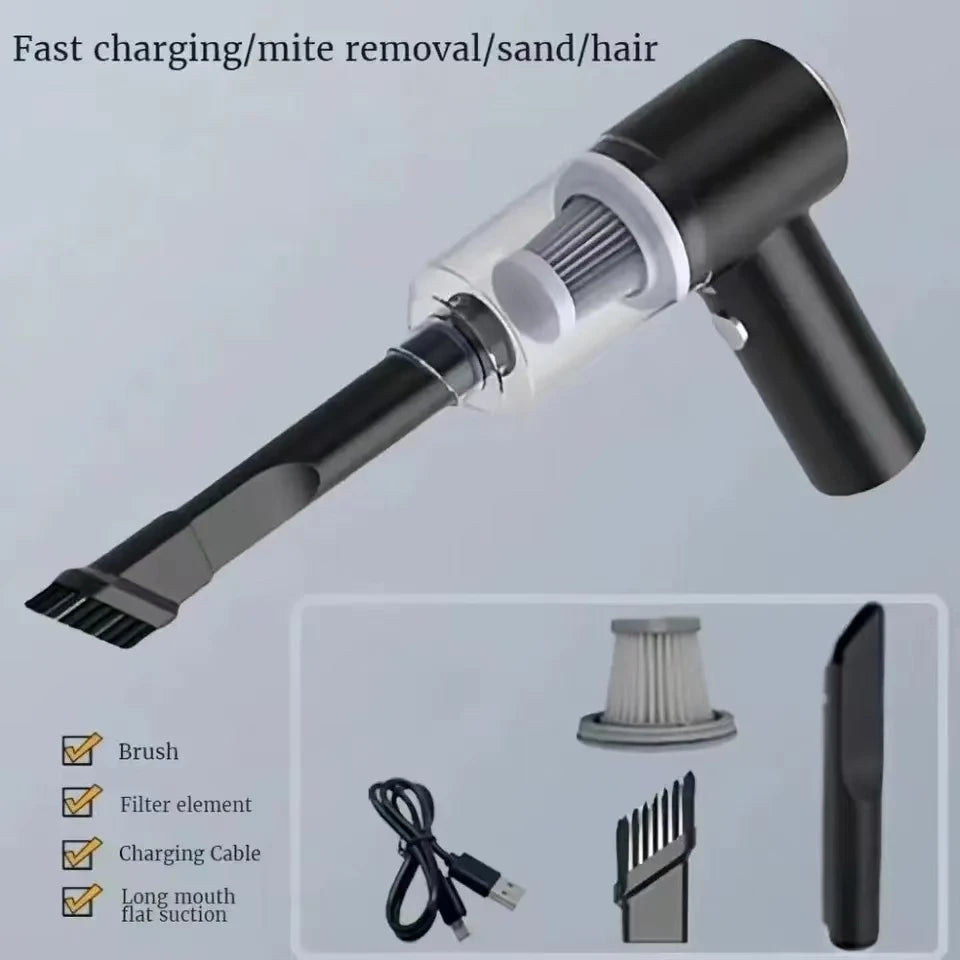 Portable Small Car Vacuum Cleaner Handheld for Multi Purpose Vehicles and Household