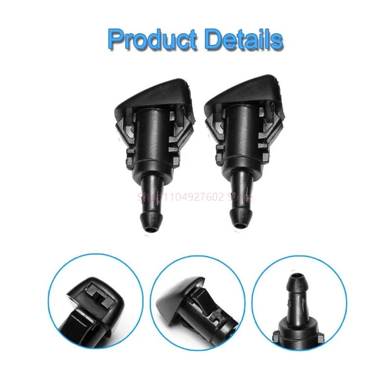 Car Windshield Washer Nozzle Sprayer Kit (2 Pack)