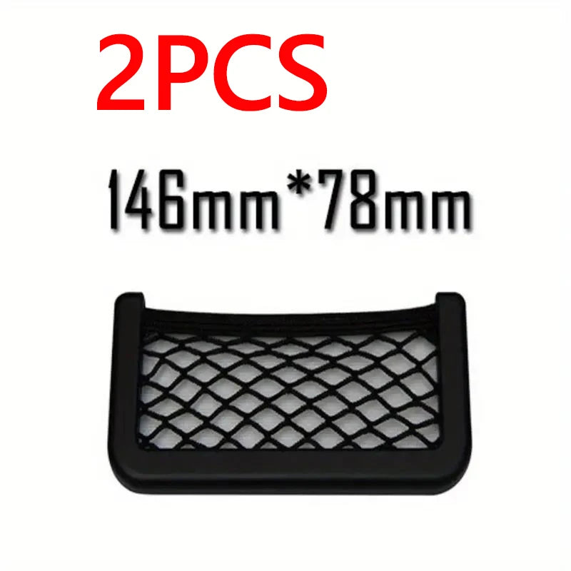 Adhesive Car Storage Net Pockets, Small or Large