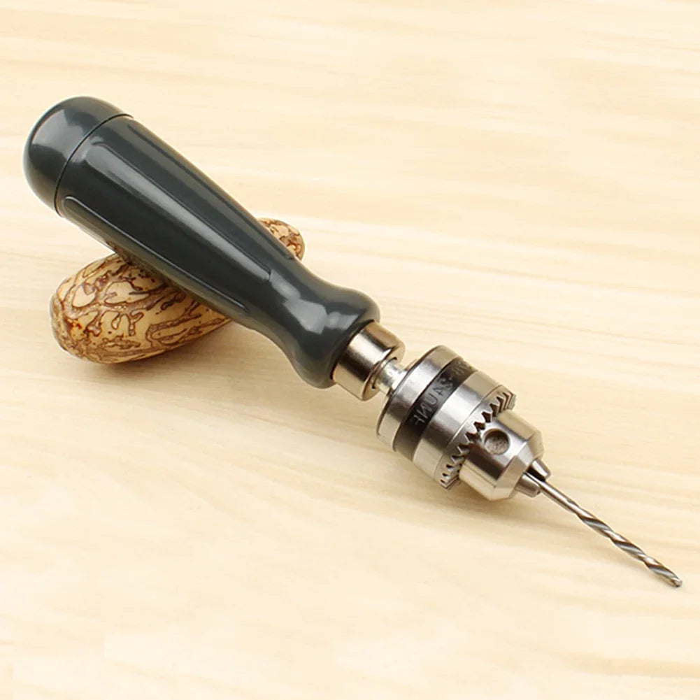 Hand Drill Chuck Set with 1.5–5.0mm Bits – Manual Twist Drill