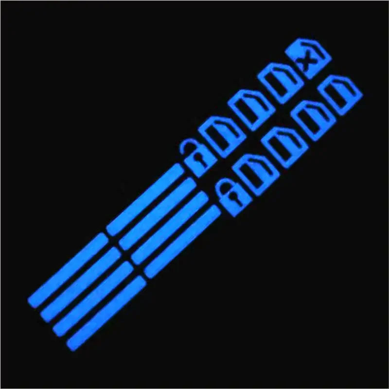 Luminous Car Door Window Lift Button Stickers
