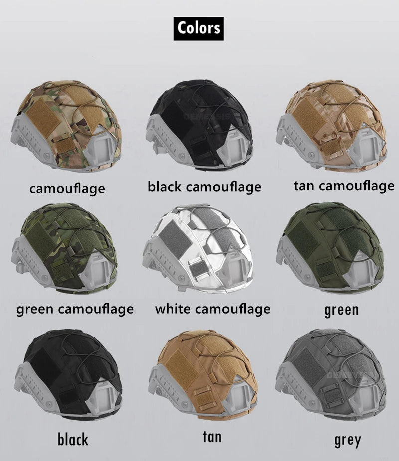 Camouflage Helmet Cover for FAST Tactical Helmets - image 9