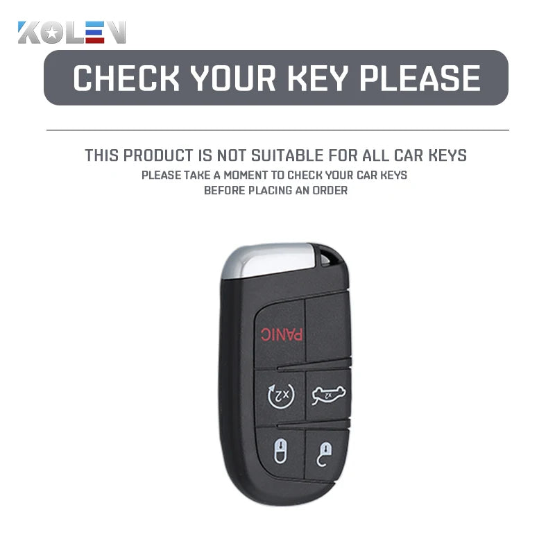 TPU Remote Key Case Cover for Jeep Dodge Ram Fiat Vehicles - image 3
