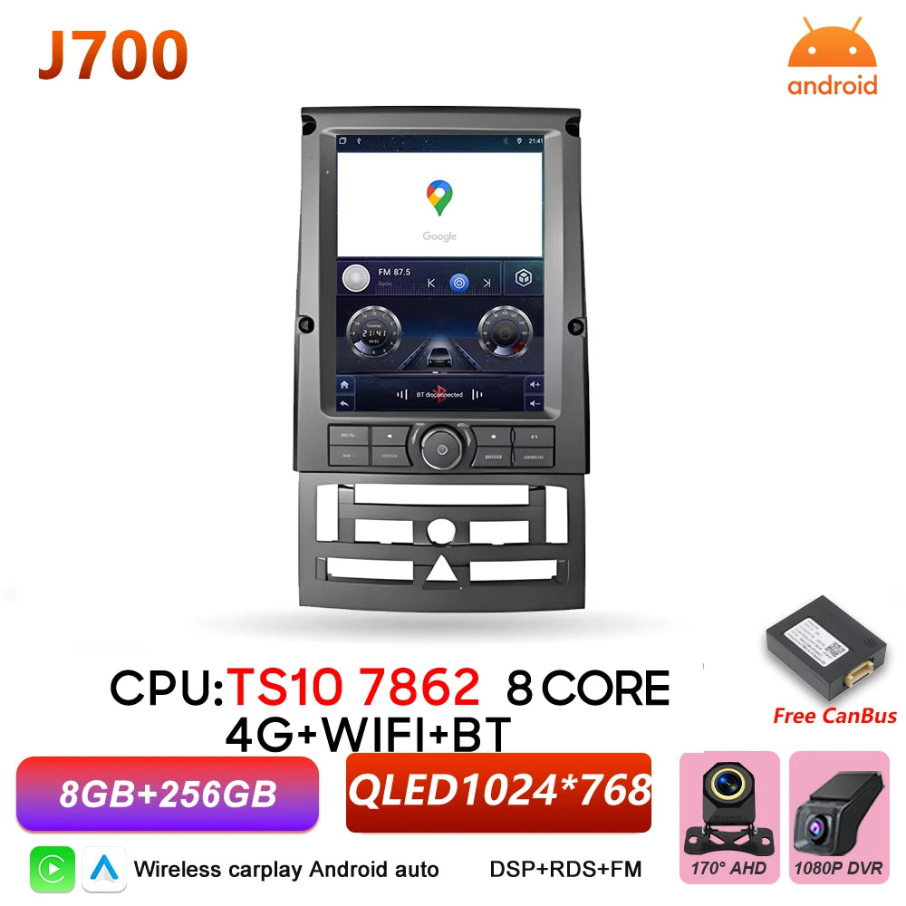 Peugeot 407 (2004-2011) Multimedia Radio with Wireless CarPlay & GPS - image 8