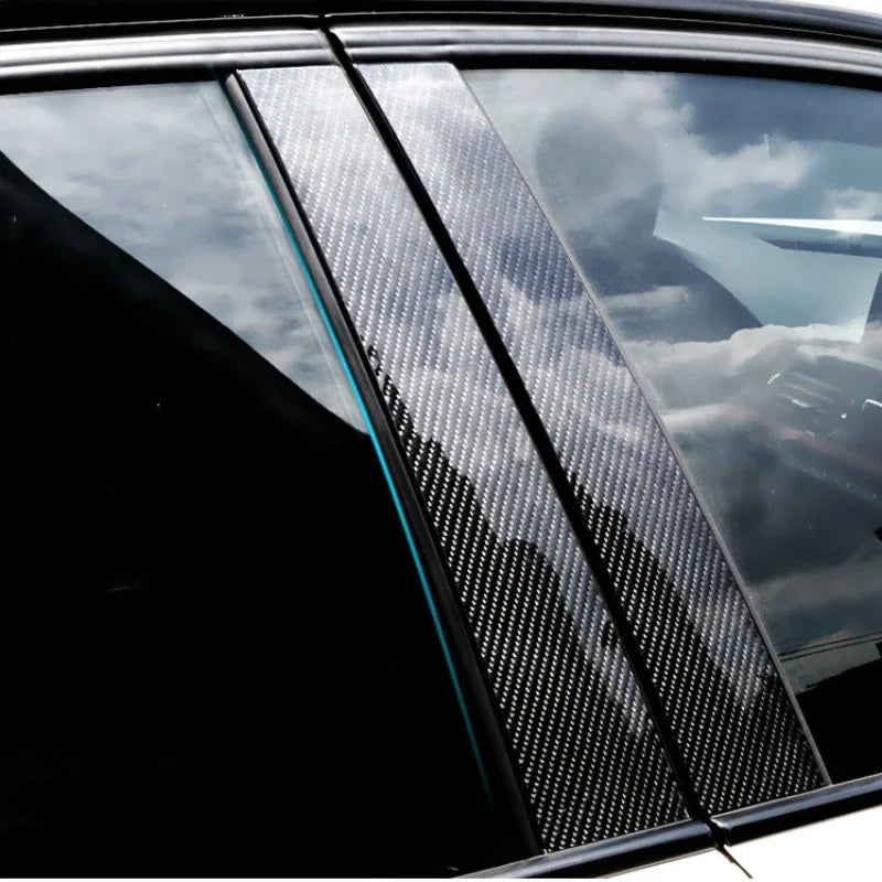 Car Stickers 3D Carbon Fiber Door Sill Protector Tape - image 4
