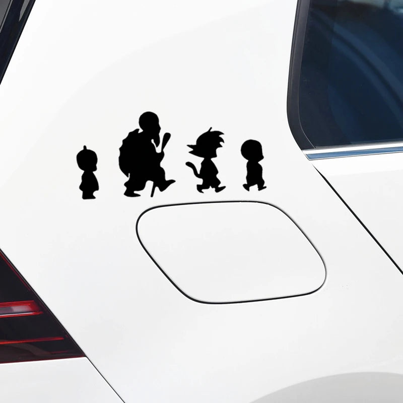 Reflective Car Sticker Pair for Windshield, Trunk and Bumper