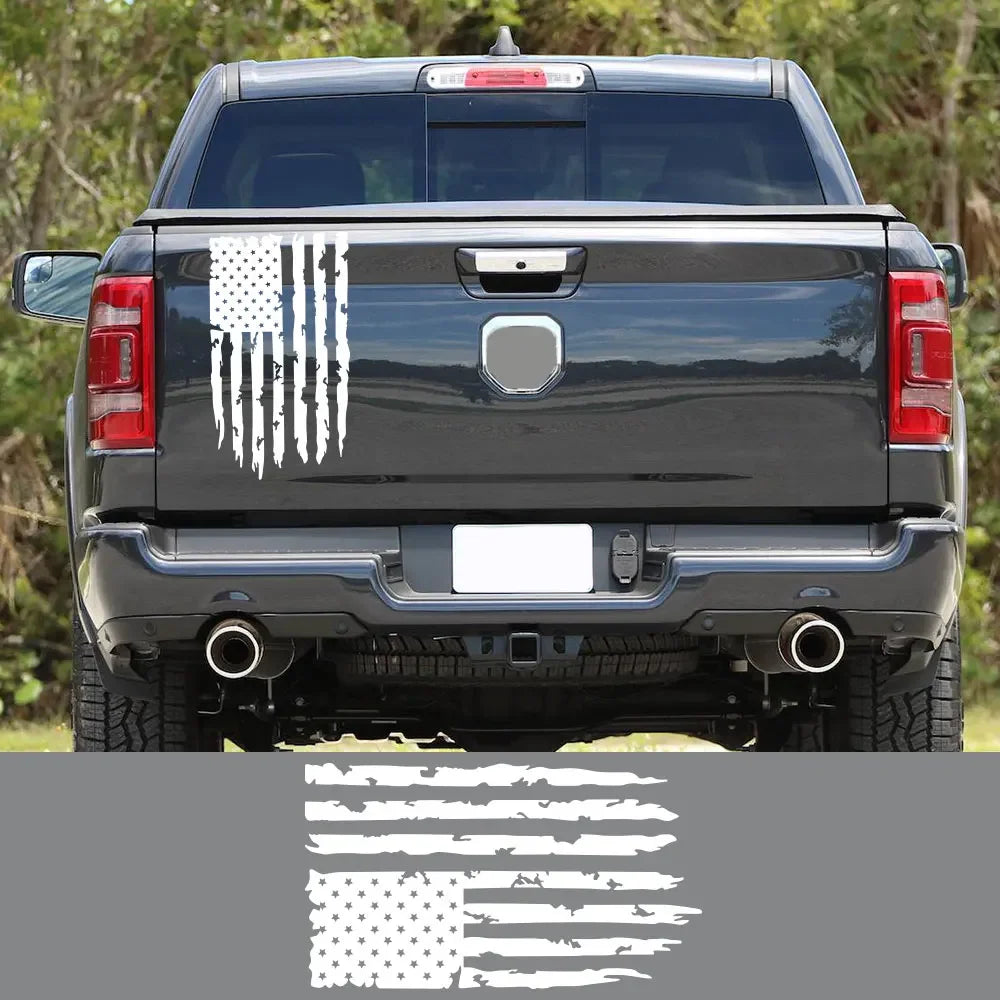 USA Flag Decal for Pickup Trucks