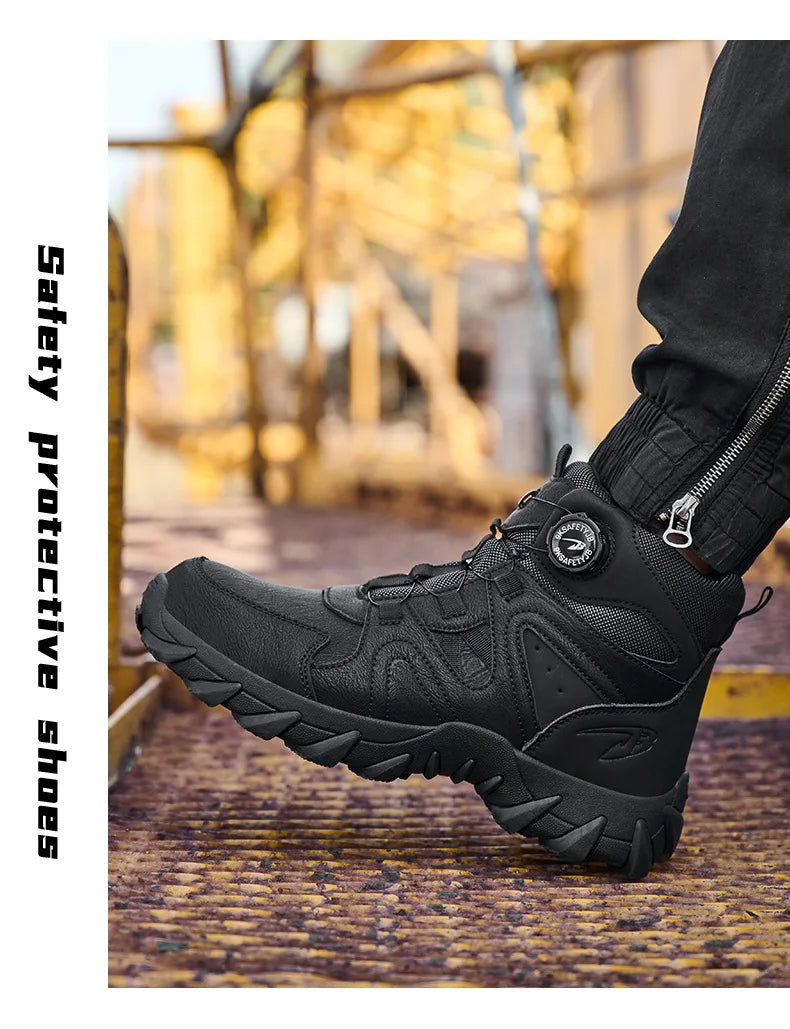 Steel Toe Safety Boots, Smash-Proof & Puncture-Resistant - image 30