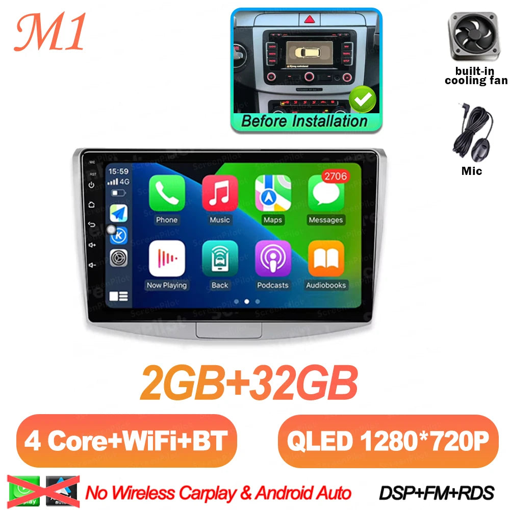 Android Car Stereo for VW Passat 2007-2021 with CarPlay & WiFi - image 13