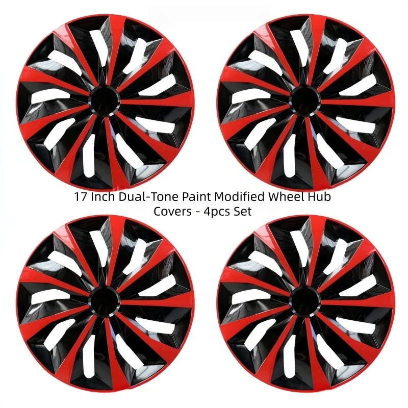 17-Inch Dual-Tone Wheel Covers, Universal 4-Pack - image 12