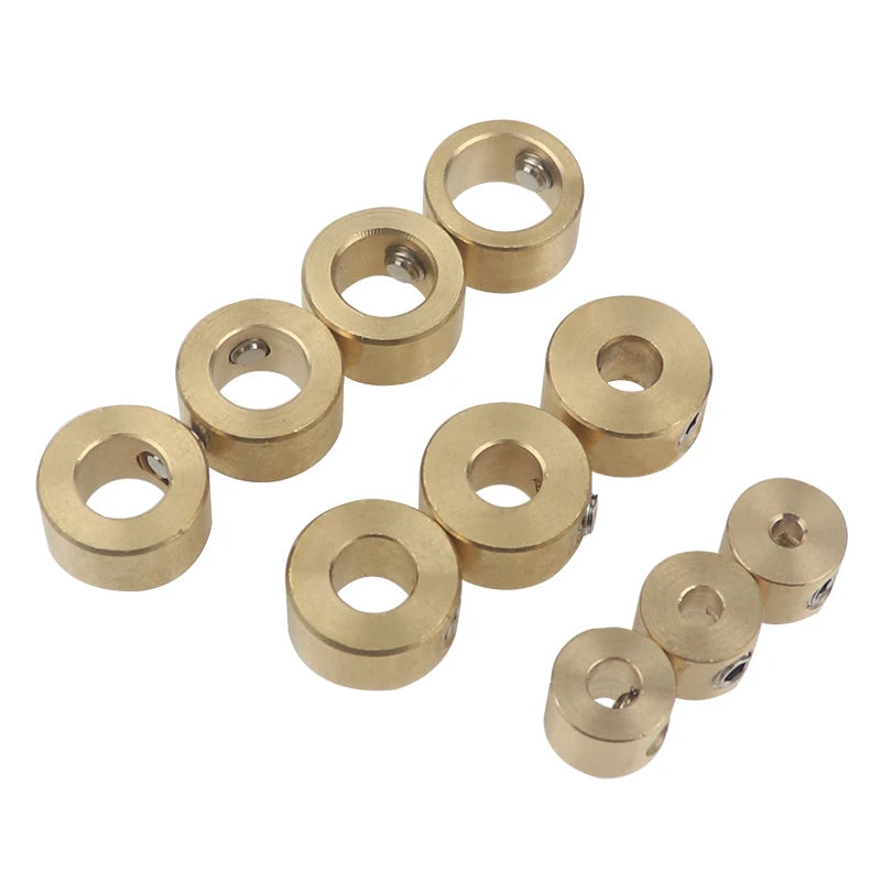 Brass Drill Depth Stop Collars 3-12mm with Hex Wrench for Woodworking - image 6
