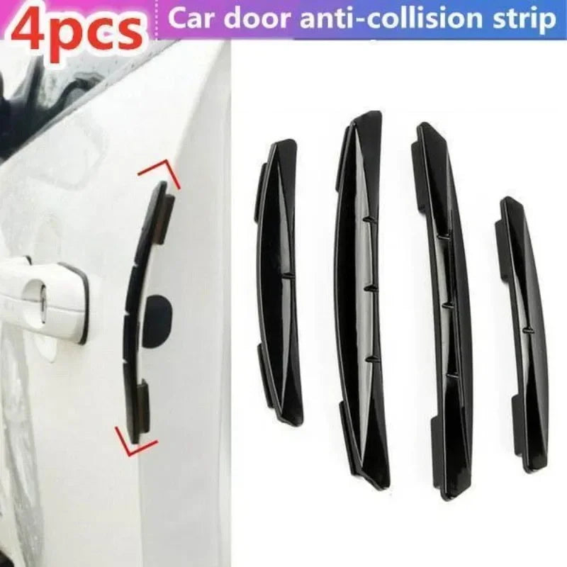 4-Piece Car Anti-Collision Strip & Decorative Guard Plate