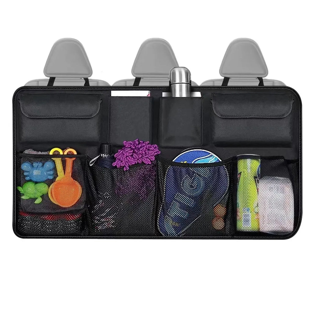 Oxford Cloth Seat Back Storage Bag with Mesh Pocket
