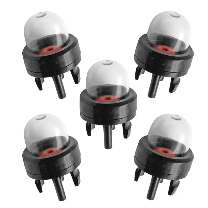 5-Piece Carburetor Primer Bulb Pump Kit for Chainsaws & Trimmers