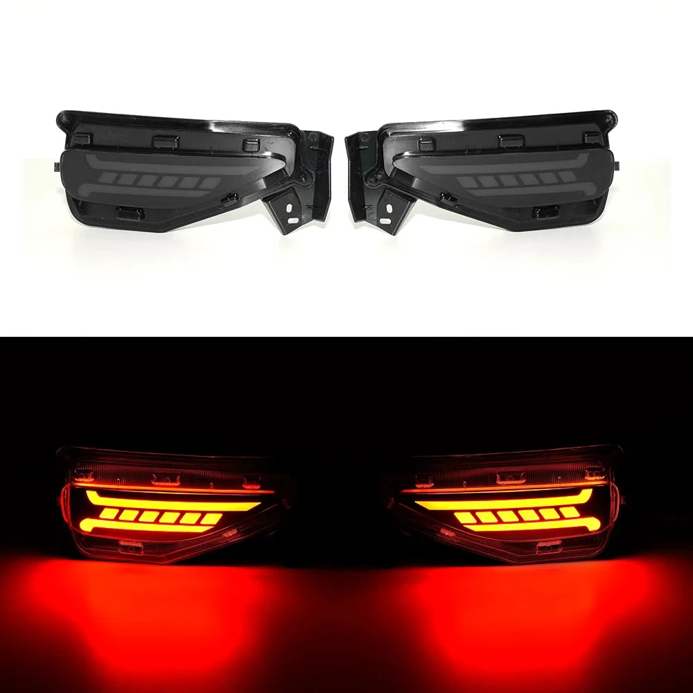 Dynamic LED Rear Bumper Reflectors for Toyota Fortuner 2015-2020 - image 8