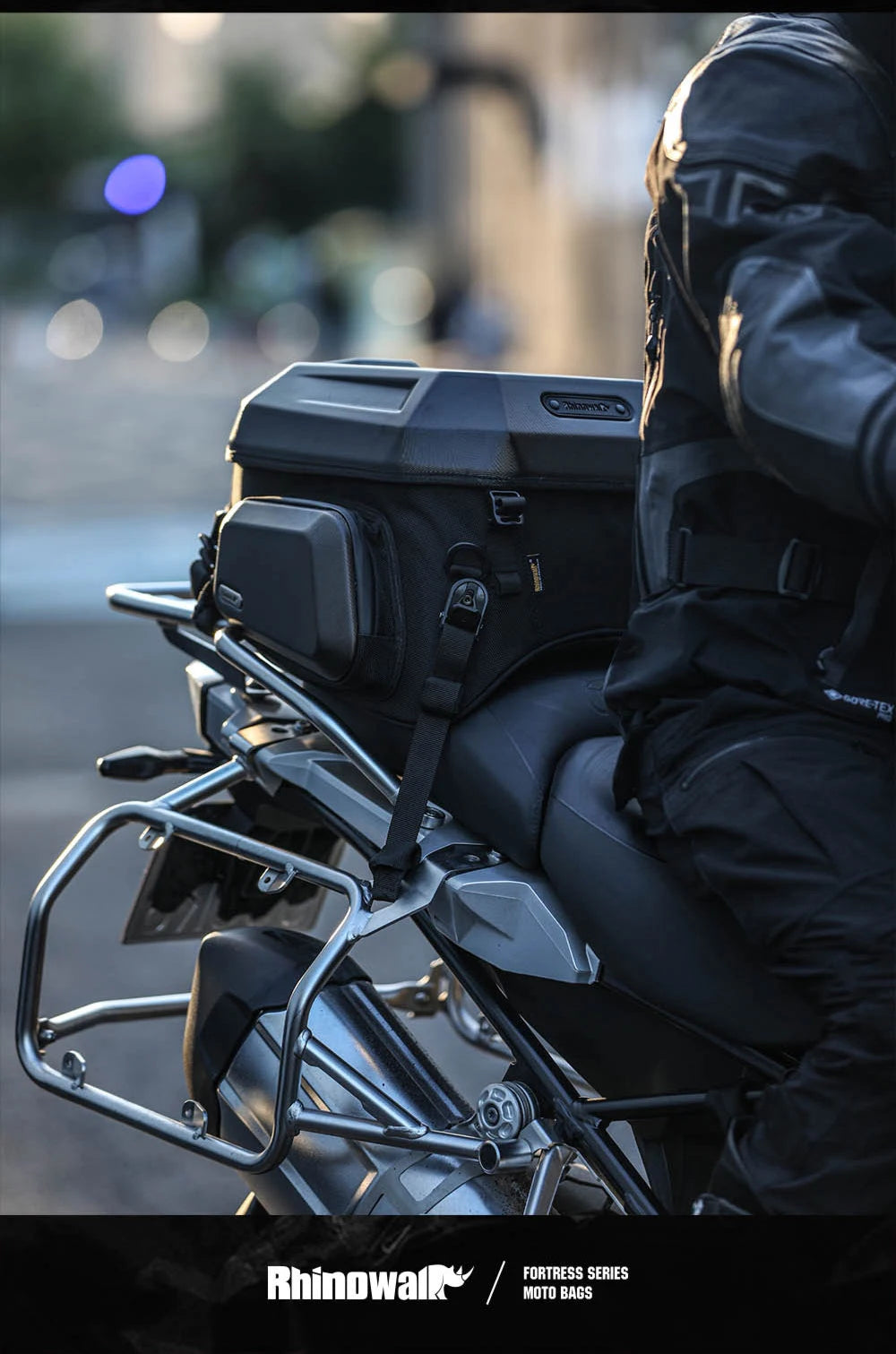 Rhinowalk 23-35L Hardshell Waterproof Motorcycle Tail Box - image 27