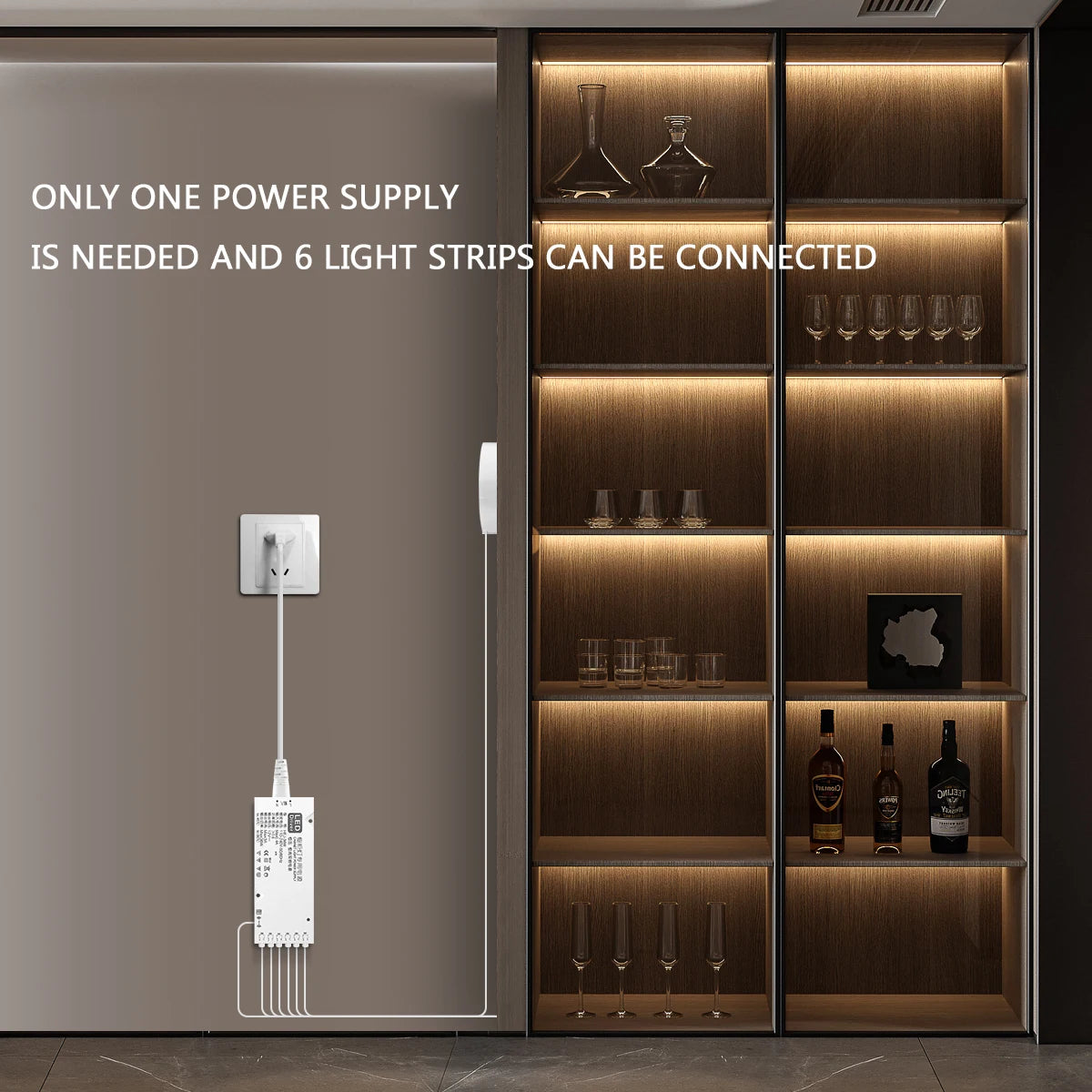 Dimmable COB LED Strip for Wardrobe & Display Cabinets