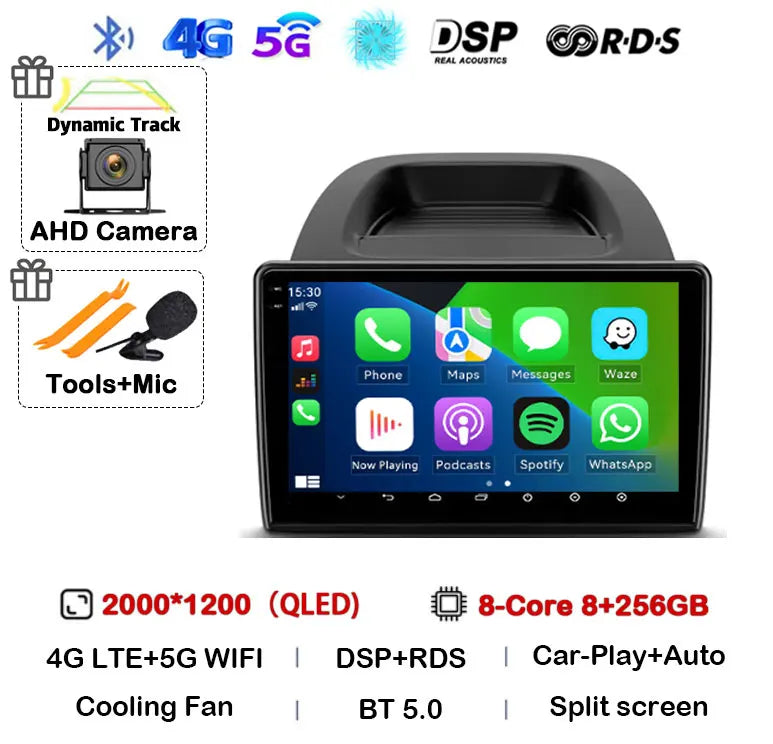 Ford EcoSport 2017-2023 Android 16 Car Stereo GPS CarPlay Touchscreen - image 9