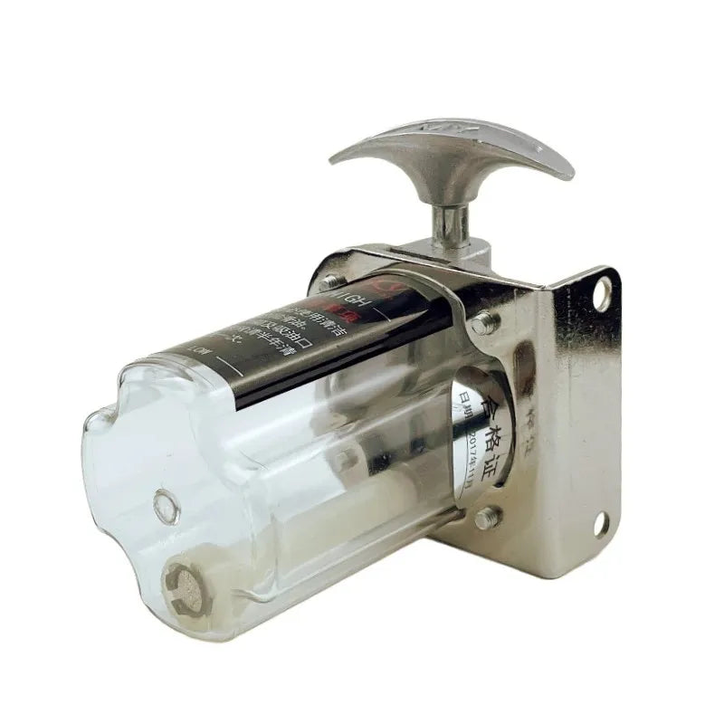 Manual Lubrication Piston Oil Pump, Hand-Operated for Centralized Lubrication Systems and CNC Machines