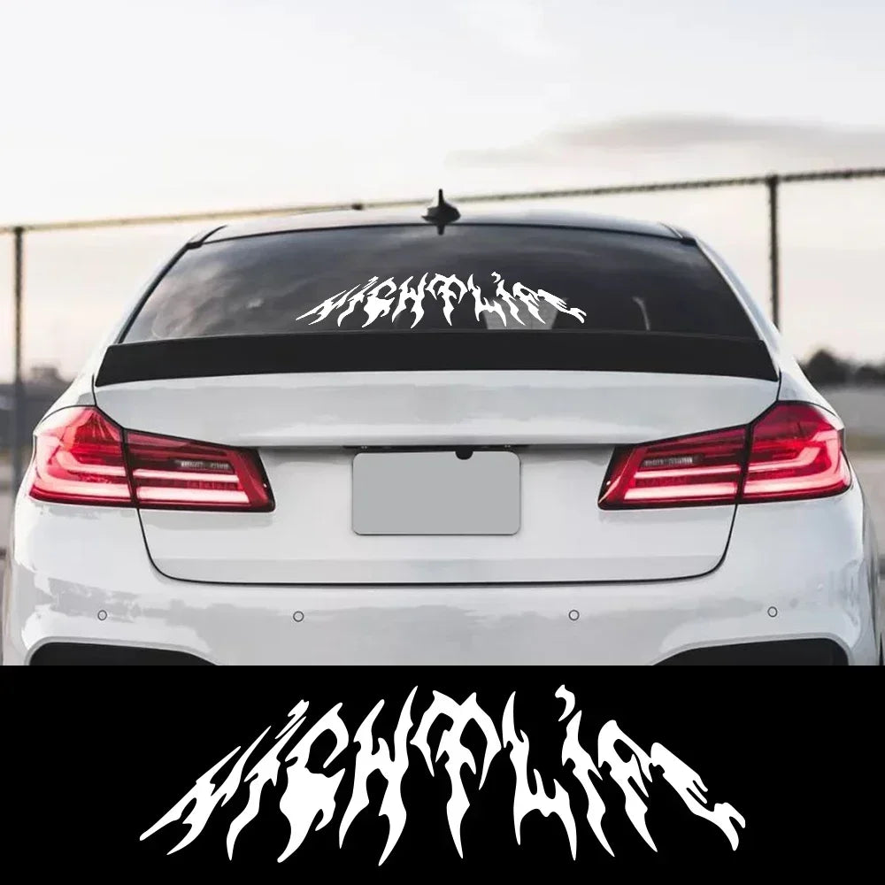 Waterproof Nightlife Car Rear Windshield Sticker Decal