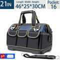 Multifunctional 13in-23inch Tool Bag Thicken Big Capacity Waterproof Wear-Resistant Toolkit MultiPocket Electrician Storage Bag
