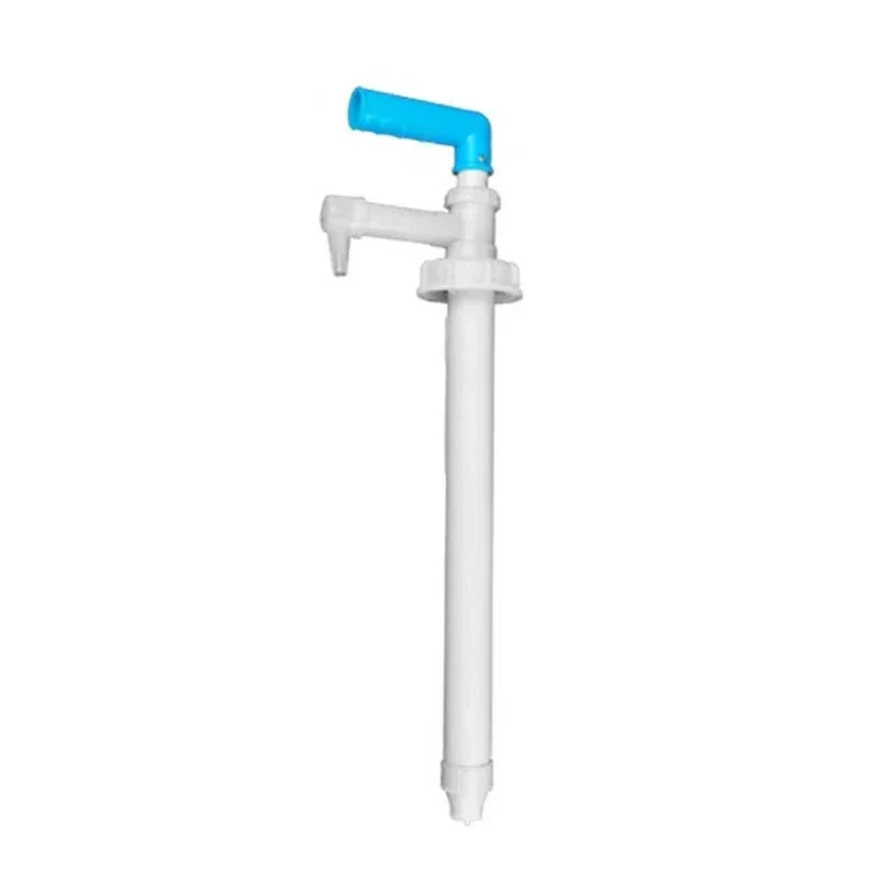 Manual Liquid Transfer Hand Pump for Oil Drum Fuel, Backflow Prevention