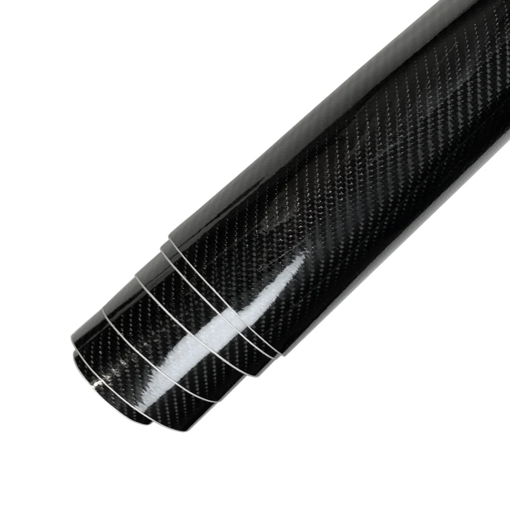 Carbon Fiber Car Body Vinyl Wrap, Matte and Glossy Black Film - view 27