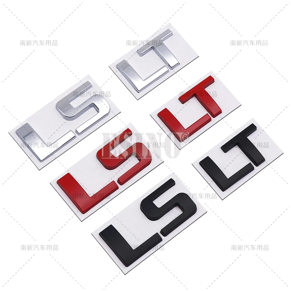 3D Metal LT/LS Badge Emblem for Chevrolet Silverado Suburban Tahoe - image 3