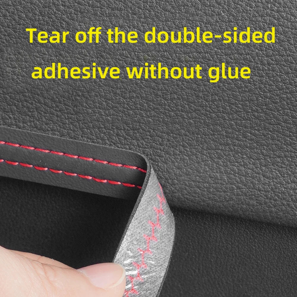 Braided PU Leather Decorative Trim Strip for Car Interior, 0.5m or 2m