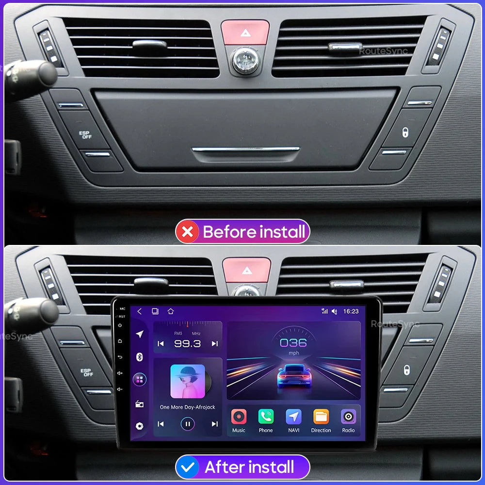 9 Inch Android 16 Car Stereo GPS for Citroen C4 Grand Picasso - image 2