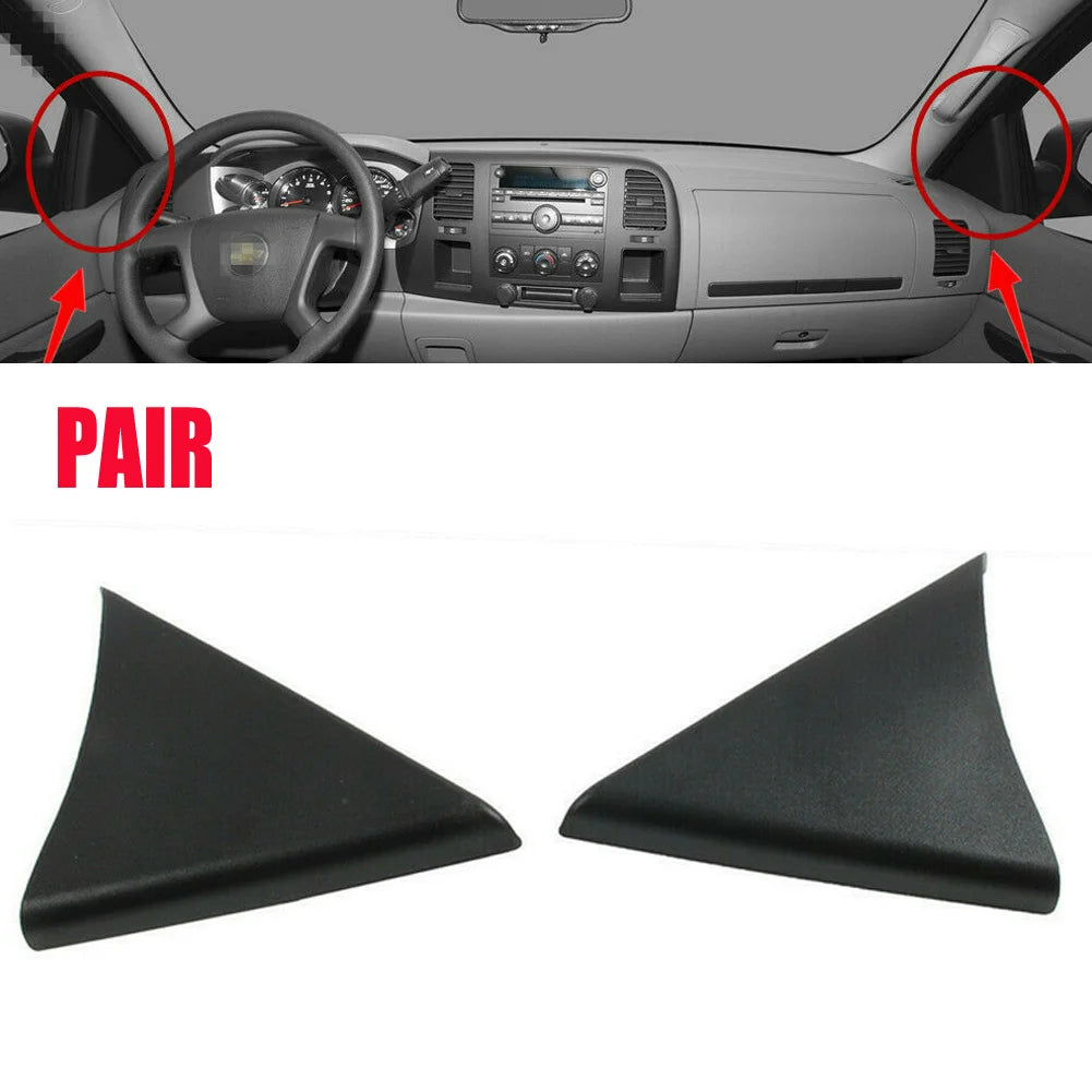 2pcs Car Side Interior Door Upper Trim Panel For SILVERADO AVALANCHE SIERRA 2007-2013 For TAHOE SUBURBAN For YUKON 2007-2014