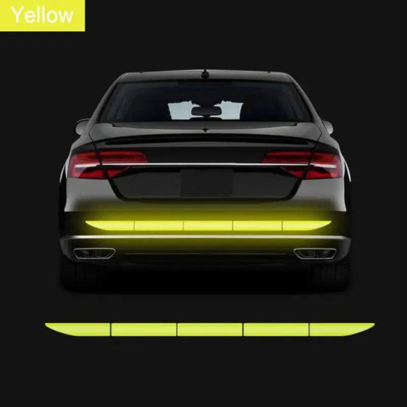 Reflective Stickers for Wheel Rims, Door Handles and Rear Bumper