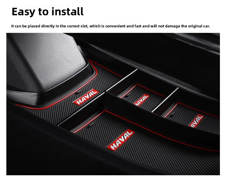 Center Console Armrest Hidden Storage Box for Haval H6 3rd Gen (2021-2025)