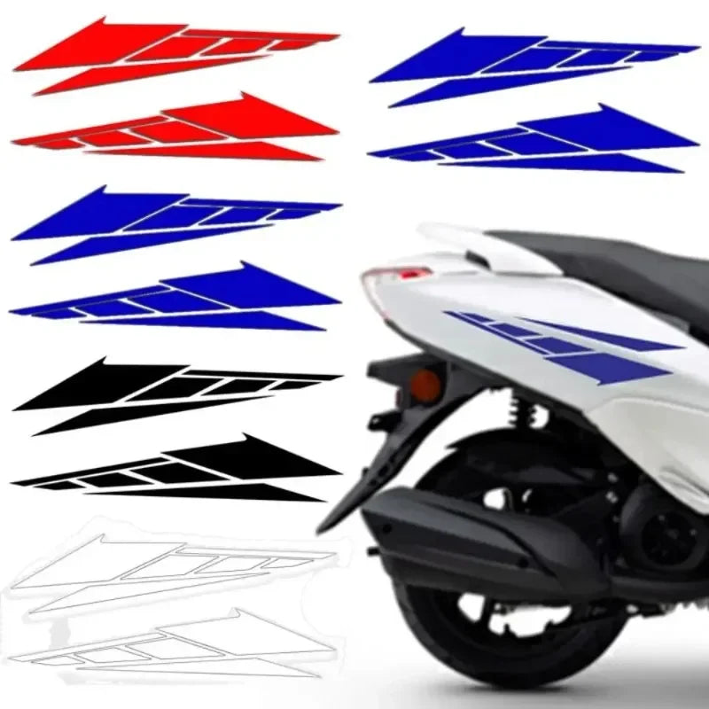 Motorcycle Tail Box Decals, Anti-Scratch Waterproof Stickers